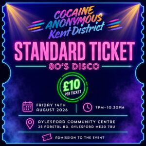 80s Disco Standard ticket